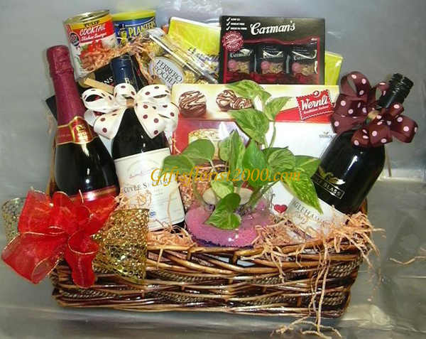thank you gift basket ideas. Deluxe Office Party Gift