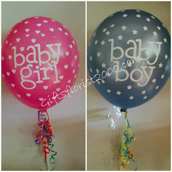 Latex Balloon Non Helium-Baby Boy/ Girl