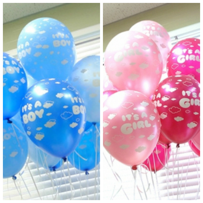 Baby Boy Or Baby Girl Helium Balloon Bouquet