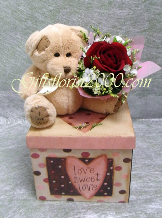 valentine teddy bear. Sweet Love Teddy Bear amp; Single