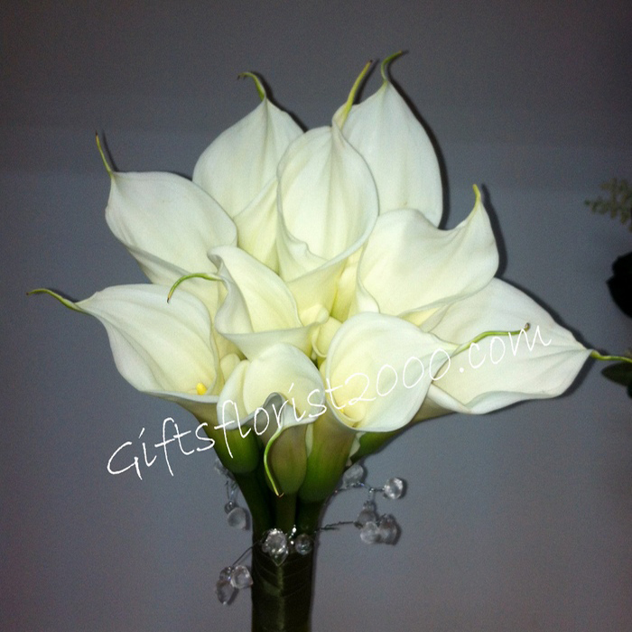 White Calla LilyBridal BouquetB29