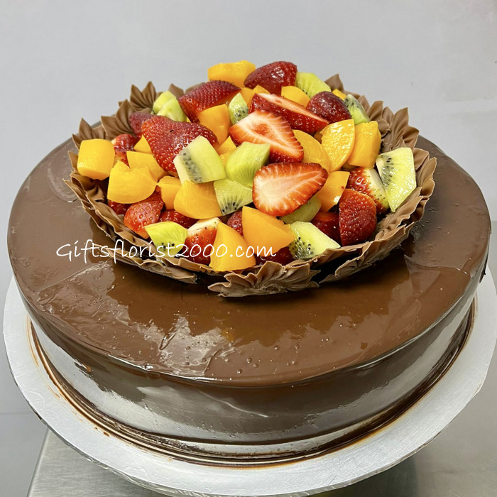 Chocolate Cake Fruits Topper 1KG