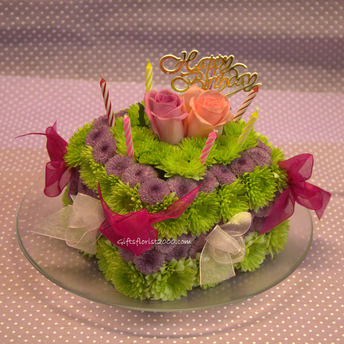 Flowers Cake Birthday Flowers Singapore Florists Ang Mo Kio