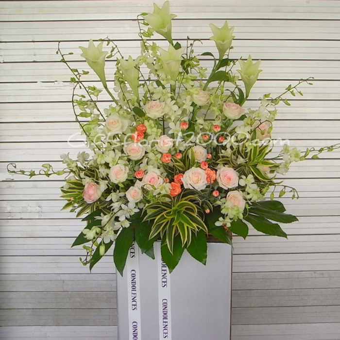 Funeral Flowers Arrangement 10-With Love