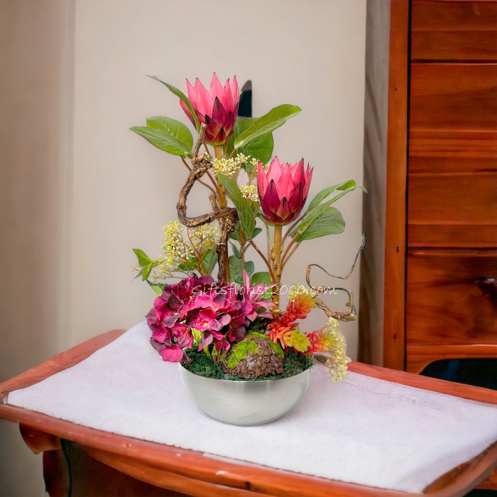 Dream Of Tropical-Silk Flowers Arrangement 59