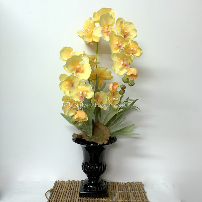 Beautiful Orchid Garden-Silk Orchid Arrangement 11