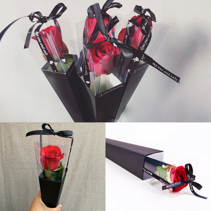 Self Collect 4-Single Rose In Gift Box