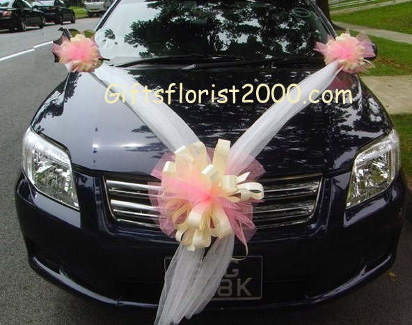 Bridal Car Decoration 30-Budget Deal Ribbon Bow
