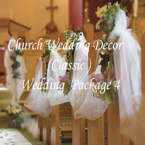 Church Wedding Decor Classic Plan Wedding Package 4 SGD 68000