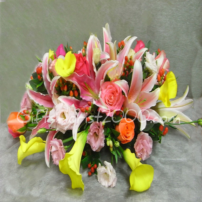 Calla Lily Pink Lily FlowersWedding Reception Flowers 6 SGD 9800
