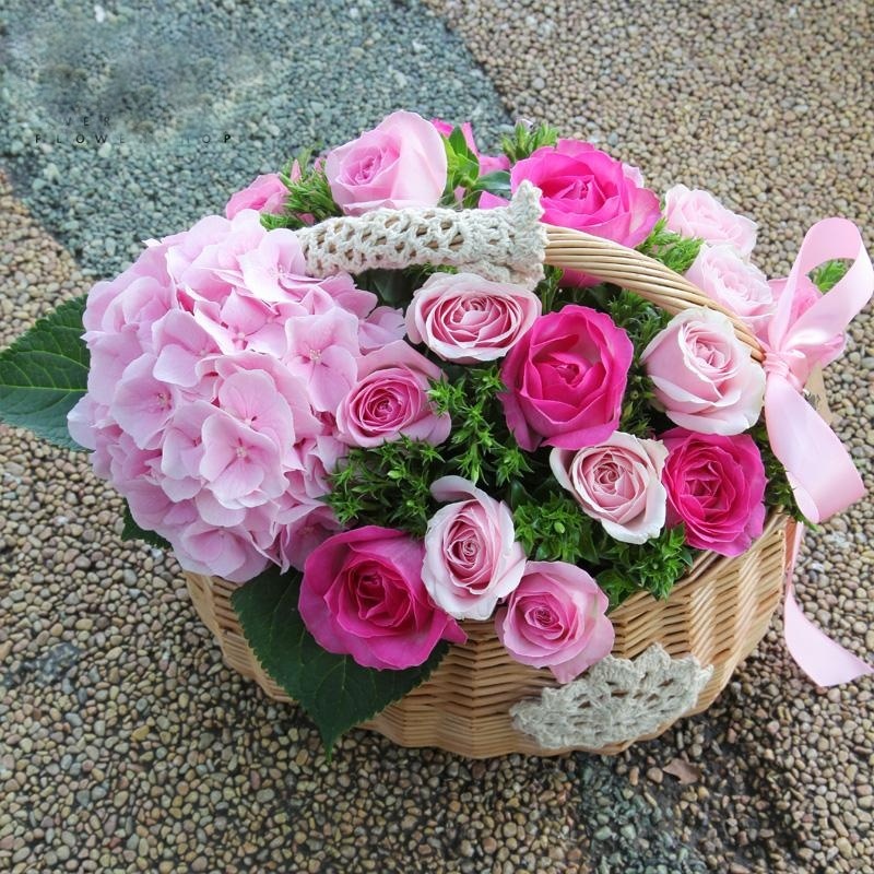 Dreamy Roses & Hydrangea-BSK6