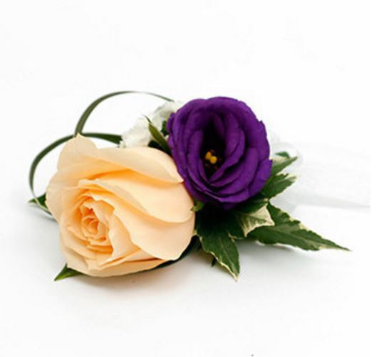 Rose & Eustoma-Corsage 1