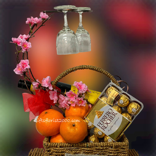 Best Wishes ??????-Chinese New Year Gift Basket-CNYGB1