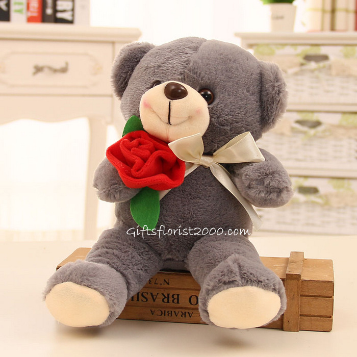 Teddy Bear With Rose-B2