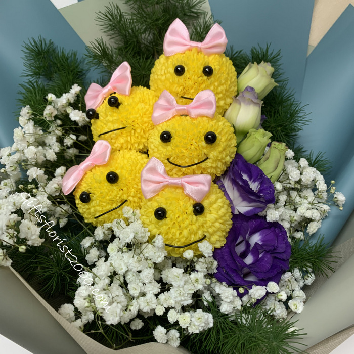 Birthday Smile Flowers-BD10