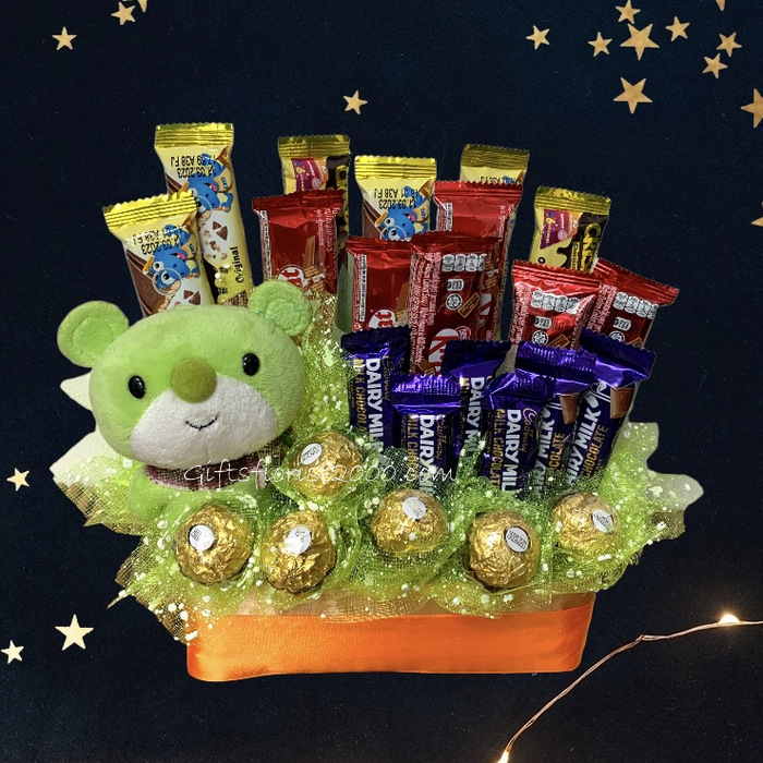 Happy Frog Candy Bouquet-CB13