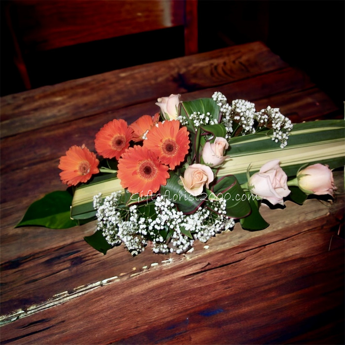 Gerbera & Roses-Centerpiece Flowers 6