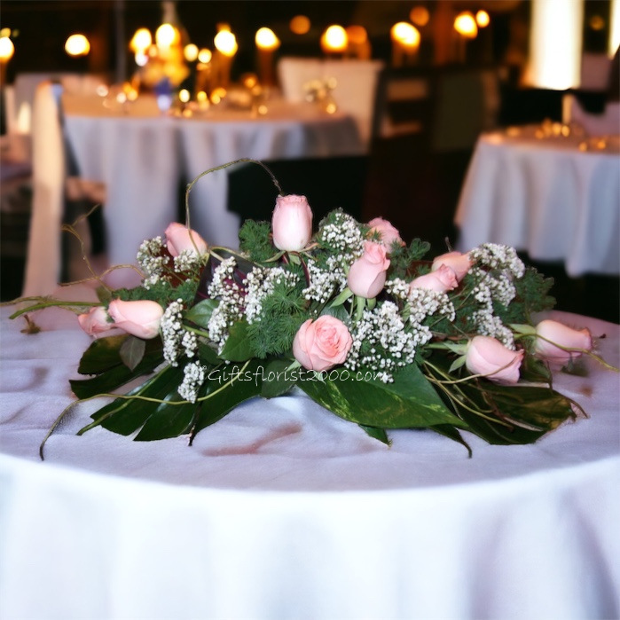 Beautifu Pink-Centerpiece Flowers 8