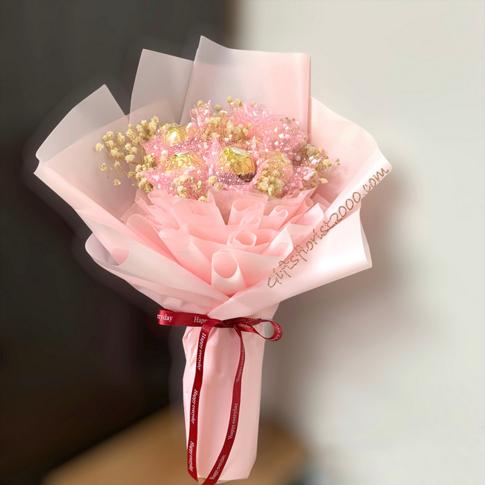Chocolate & Dried Flowers-Chocolate Bouquet 10