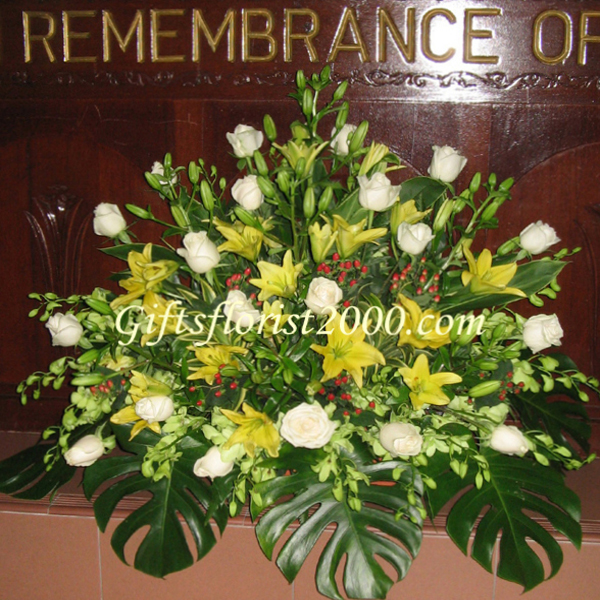 Funeral Flowers Arrangement 4-Everlasting Peace