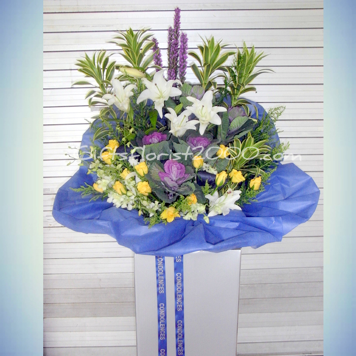 Funeral Flowers Arrangement 7-Brighter Blessings Spray