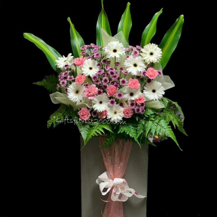 Funeral Flowers A7-Brighter Blessings Spray