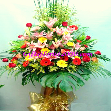 Always Success-Grand Opening Flowers Stand Arrangement 4