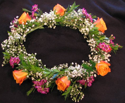 Fresh Flowers Crown Roses-Headpiece Flowers 5