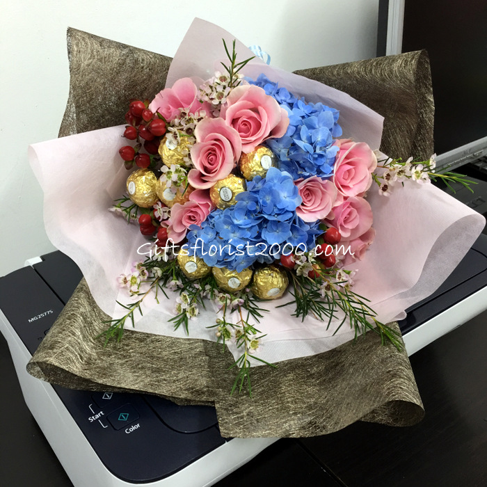 Chocolate & Flowers Bouquet