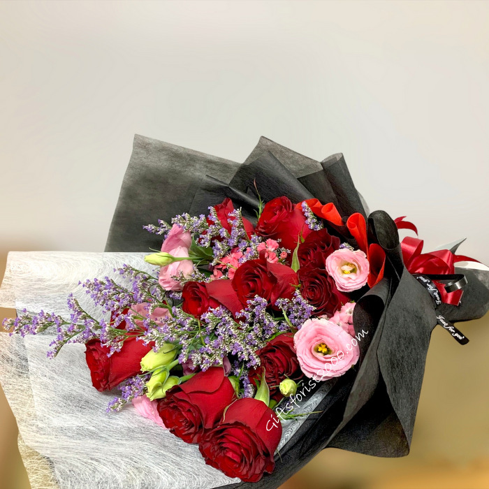 Beautiful Long Stem Red Roses-RB16