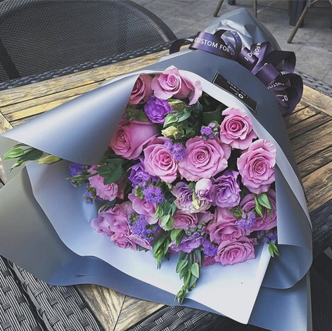 Romantic Purple Roses-RB7