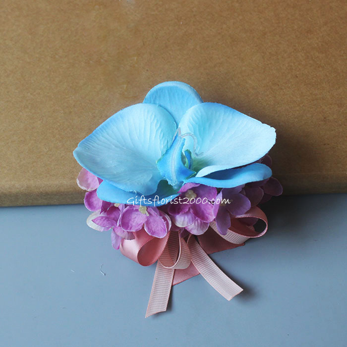 Phalaenopsis & Hydrangea-Silk Orchid Corsage 3