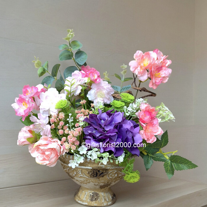 Cherry Blossom-Silk Flowers Arrangement 1