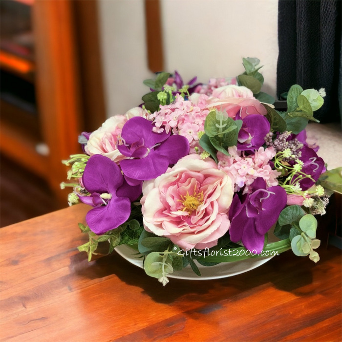 Centerpiece Beauty-Silk Flowers Arrangement 11