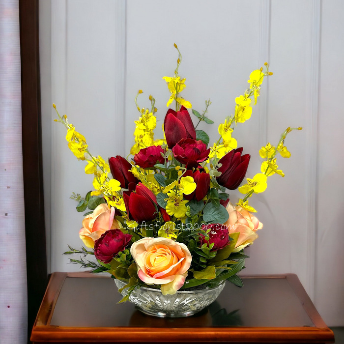 Celebration Spring Bloom-Silk Flowers Arrangement 15