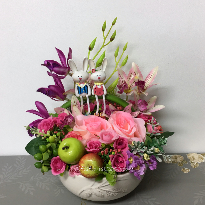 Summer Garden-Silk Flowers Arrangement 38