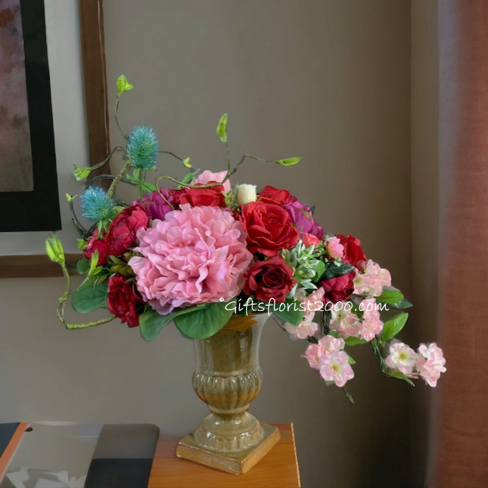 Beautiful Peony-Silk Flowers Arrangement 44