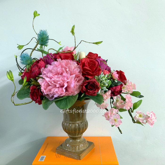 Beautiful Peony-Silk Flowers Arrangement 44