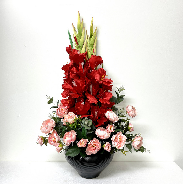 Lucky Gladiolus-Silk Flowers Arrangement 50