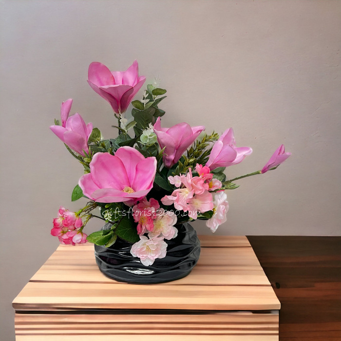 Spring Time Garden-Silk Flowers Arrangement 54