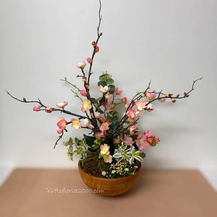 Cherry Blossom-Silk Fowers Arrangement 66