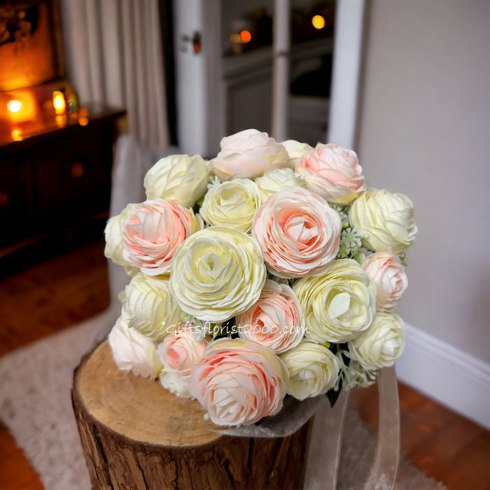 Eternal Elegance-Silk Roses Bouquet 3