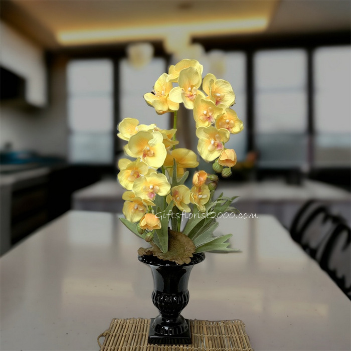 Beautiful Orchid Garden-Silk Orchid Arrangement 11
