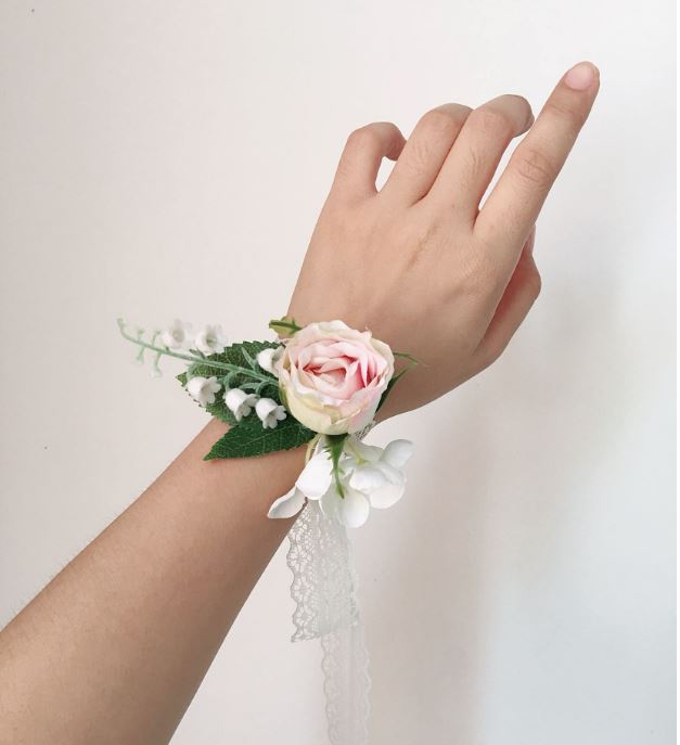 Wristlet bouquet store