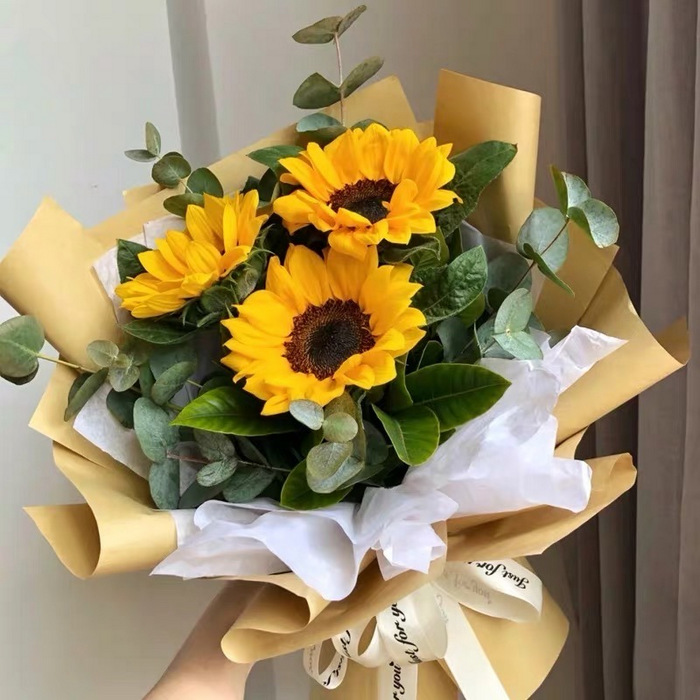 Presentation Sunflowers Bouquet-SB1