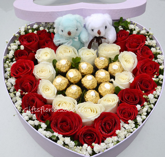 2024VD6-Roses Chocolate & Teddy Bear