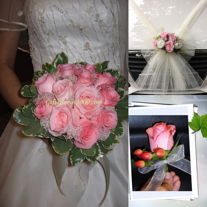 Wedding Flowers & Car Decoration-Wedding Package 2